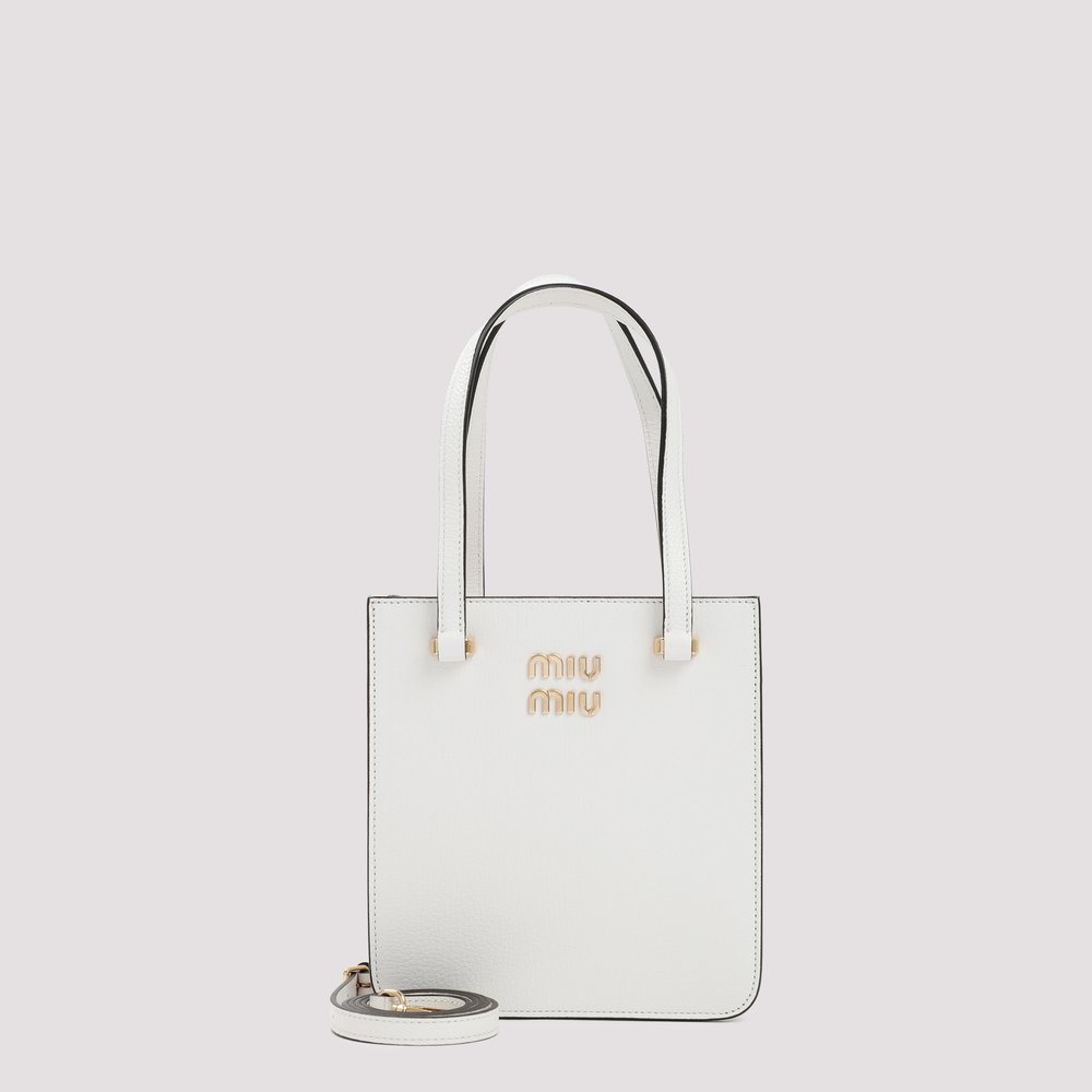 Miu Miu Logo Lettering Top Handle Bag