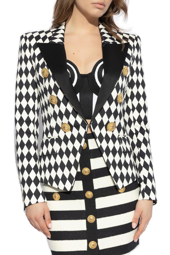 Balmain 6-Button Diamond Jacket