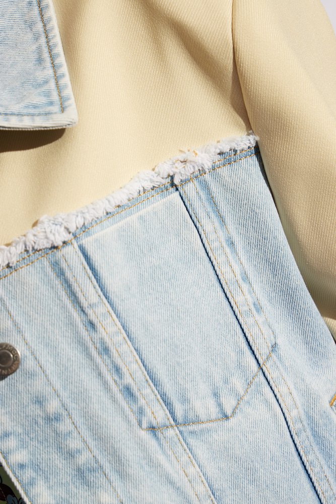 Stella McCartney Button-Up Panelled Denim Jacket