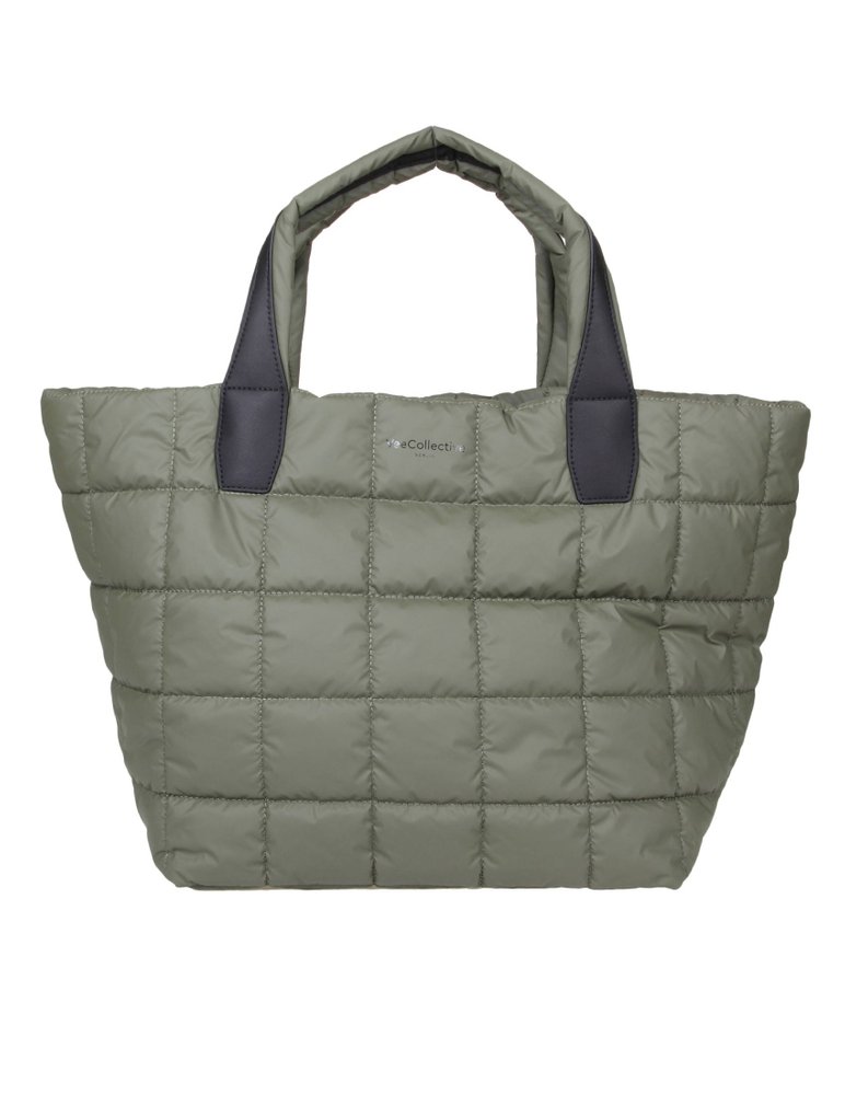 Vee Collective Quilted Medium Tote Bag