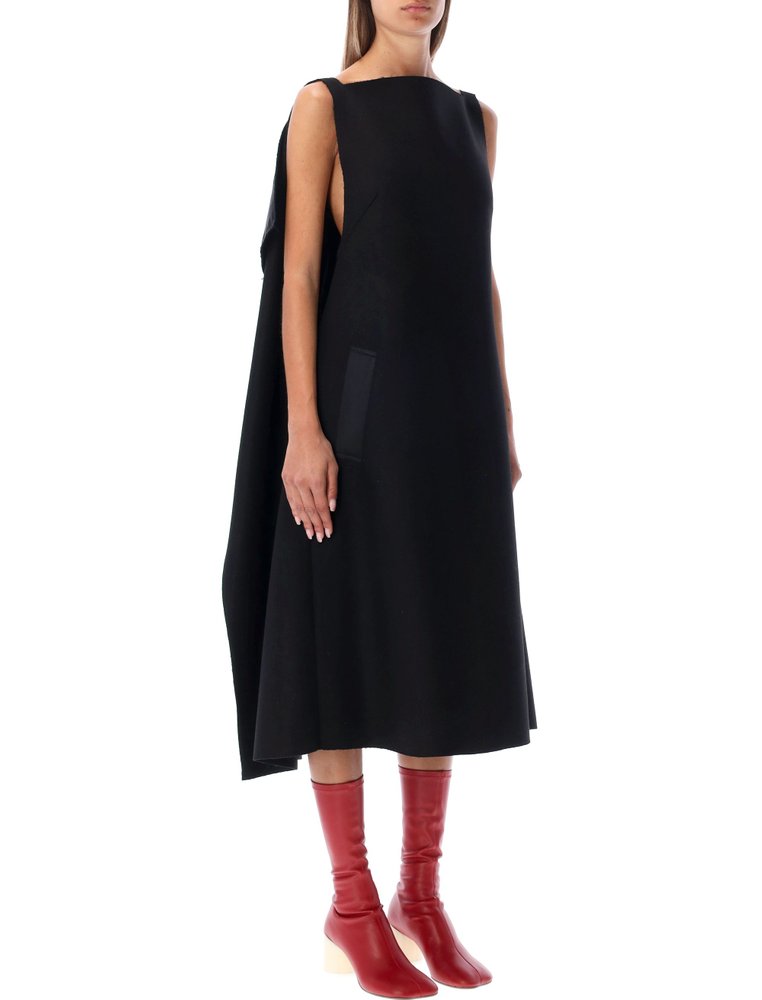 Maison Margiela Four-Stitch Sleeveless Midi Dress