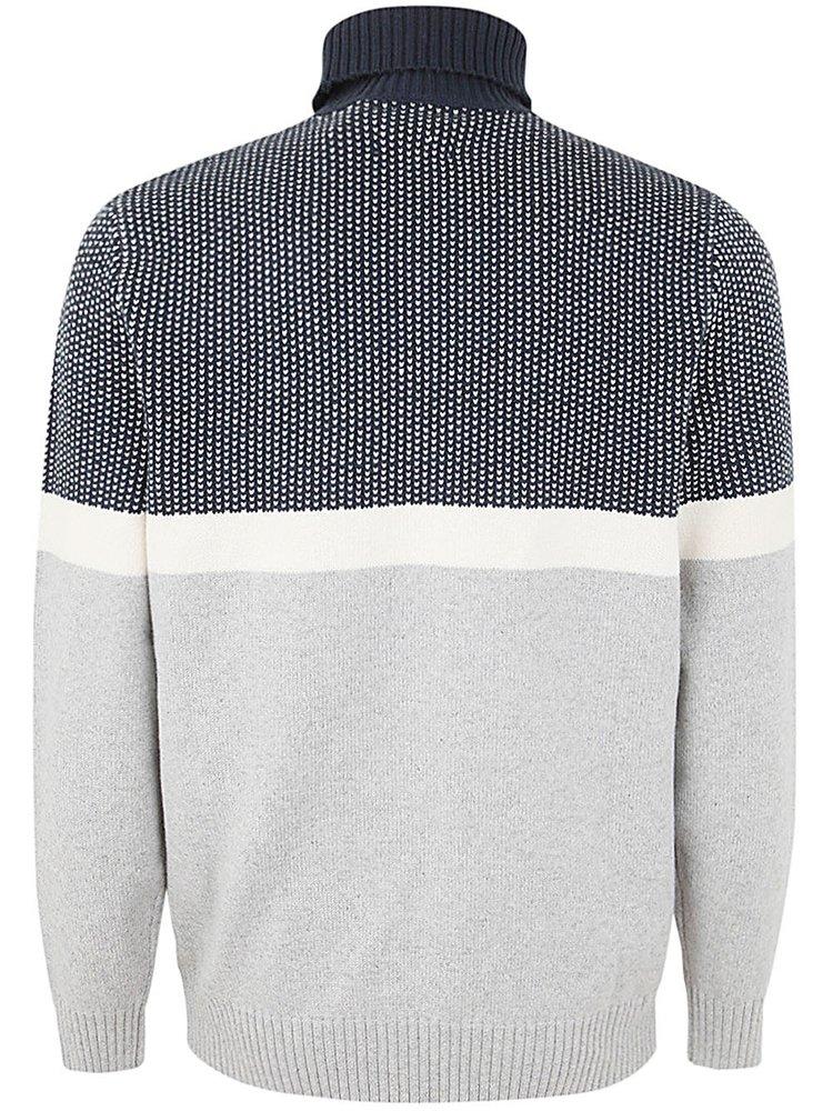 Barbour Bream Bream Color Blocked Roll Neck Jumper