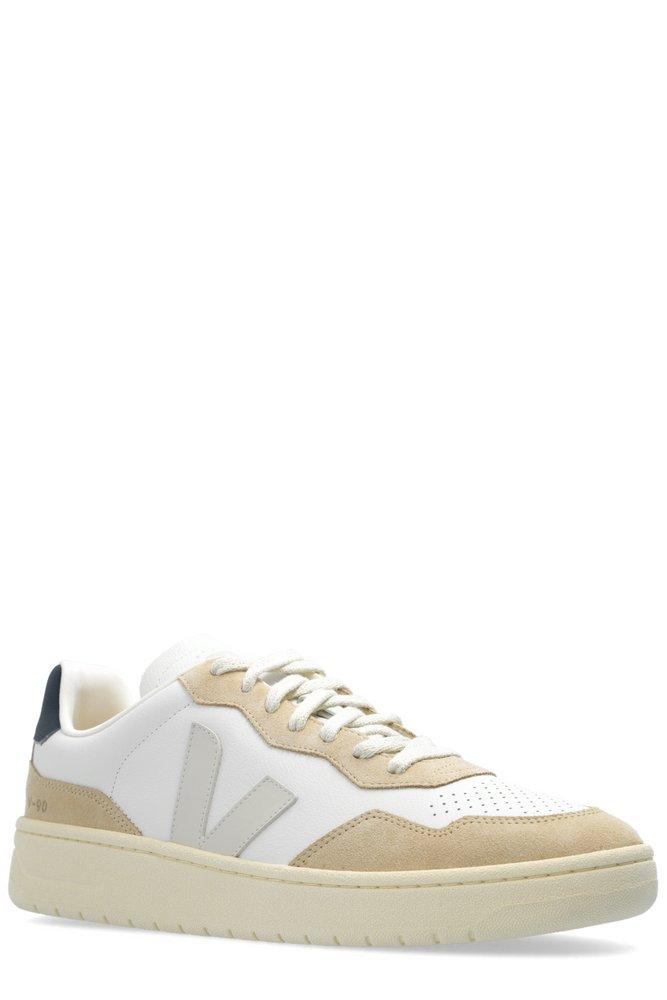 Veja V-90 Lace-Up Sneakers