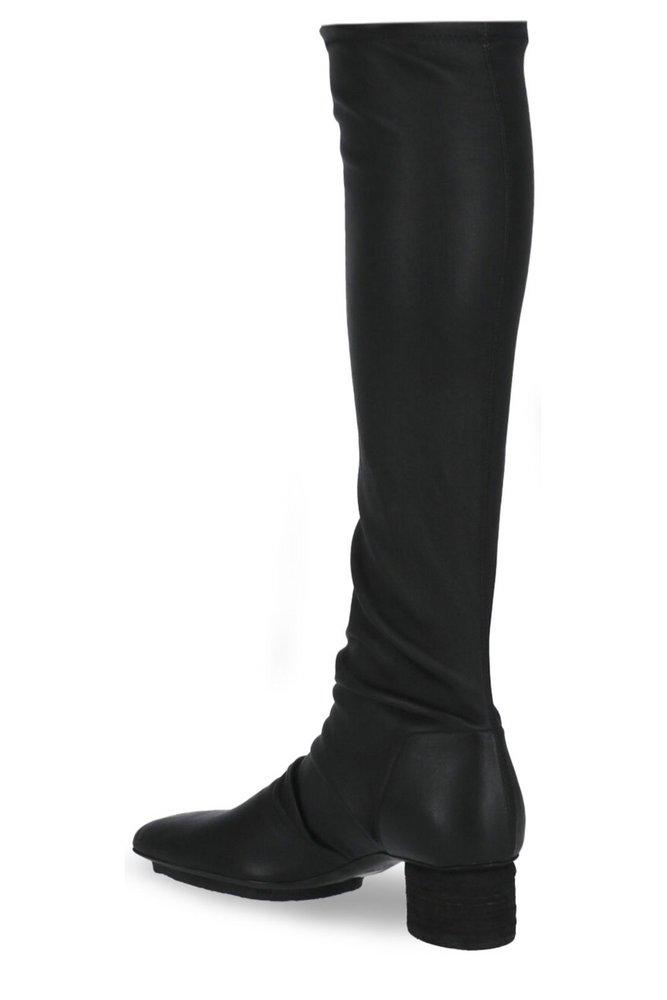 Uma Wang Square-Toe Knee-Length Boots