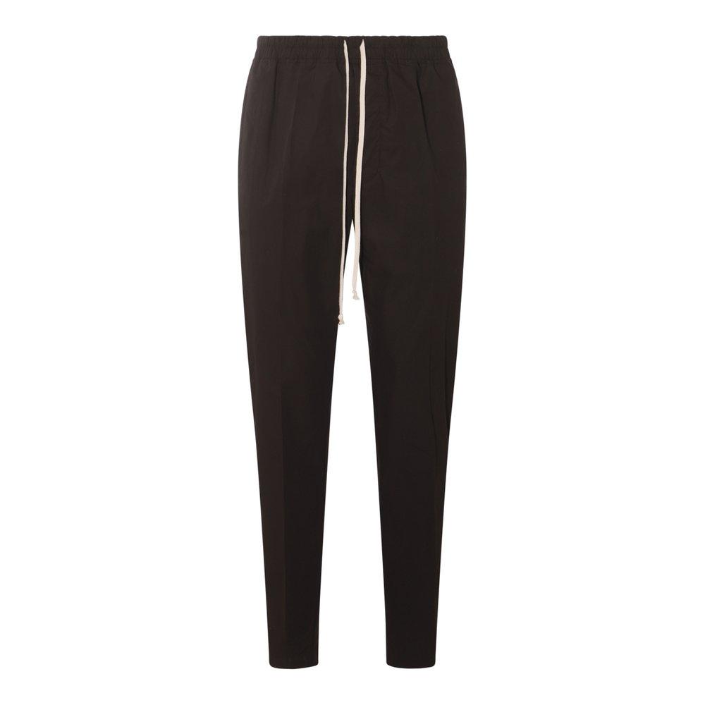 Rick Owens Side-Slit Slim Leg Trousers