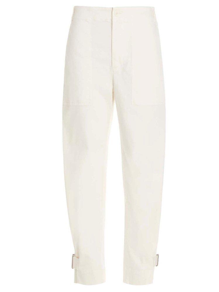 Proenza Schouler White Label Cropped Twill Trousers