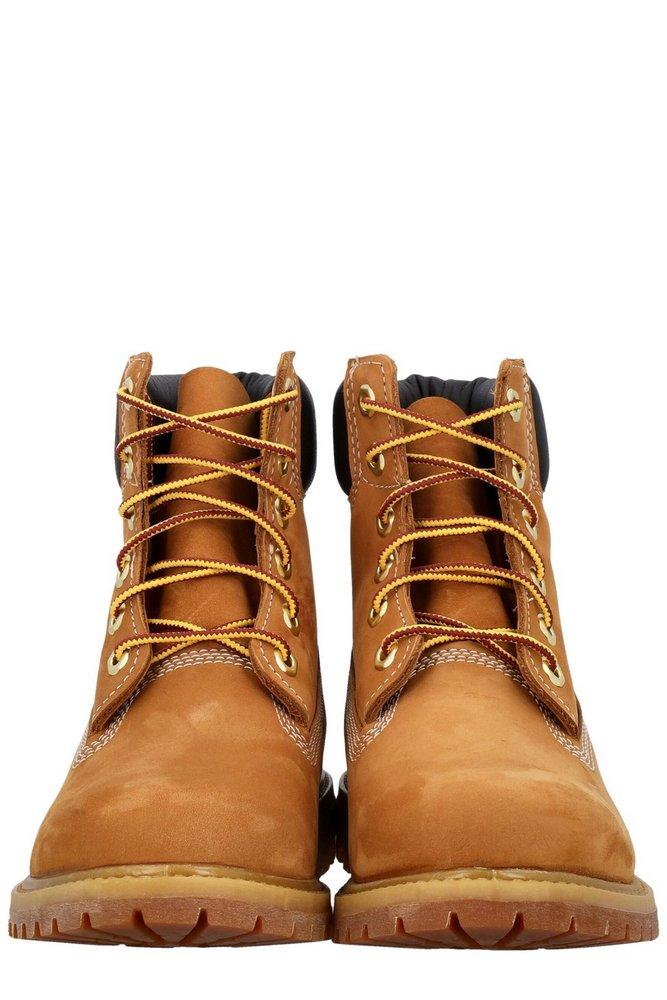 Timberland Logo Detailed Lace-Up Boots