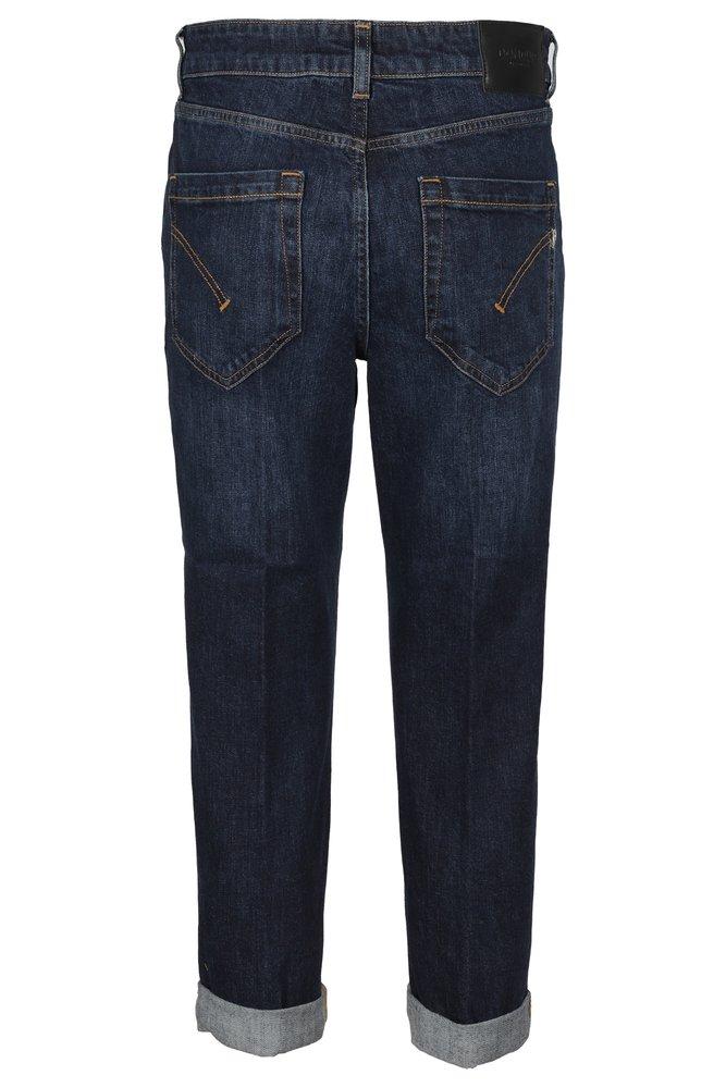 Dondup Mila Logo-Patch Cropped Jeans