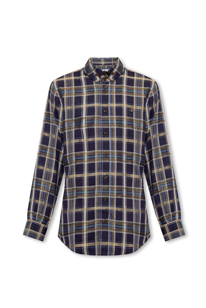 Vivienne Westwood Krall Checked Long-Sleeved Shirt