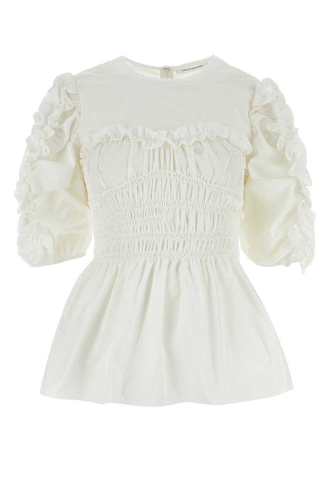 Cecilie Bahnsen Ruffled Puff Sleeved Blouse