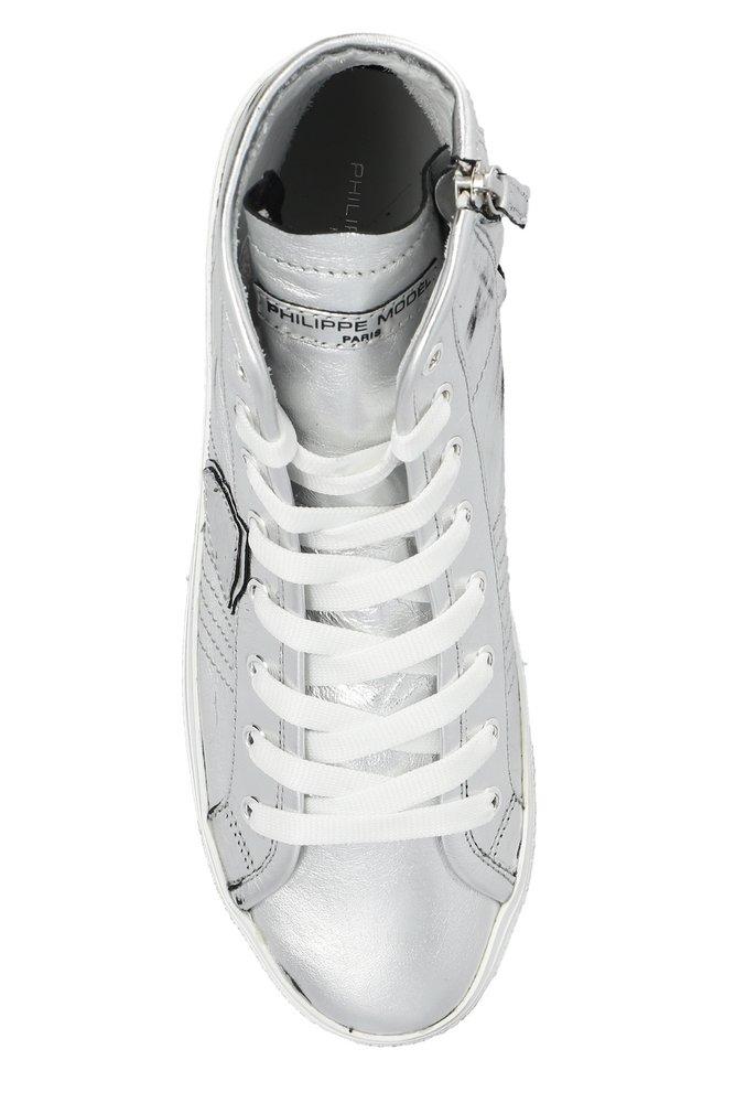 Philippe Model Paris Haute High-Top Lace-Up Sneakers