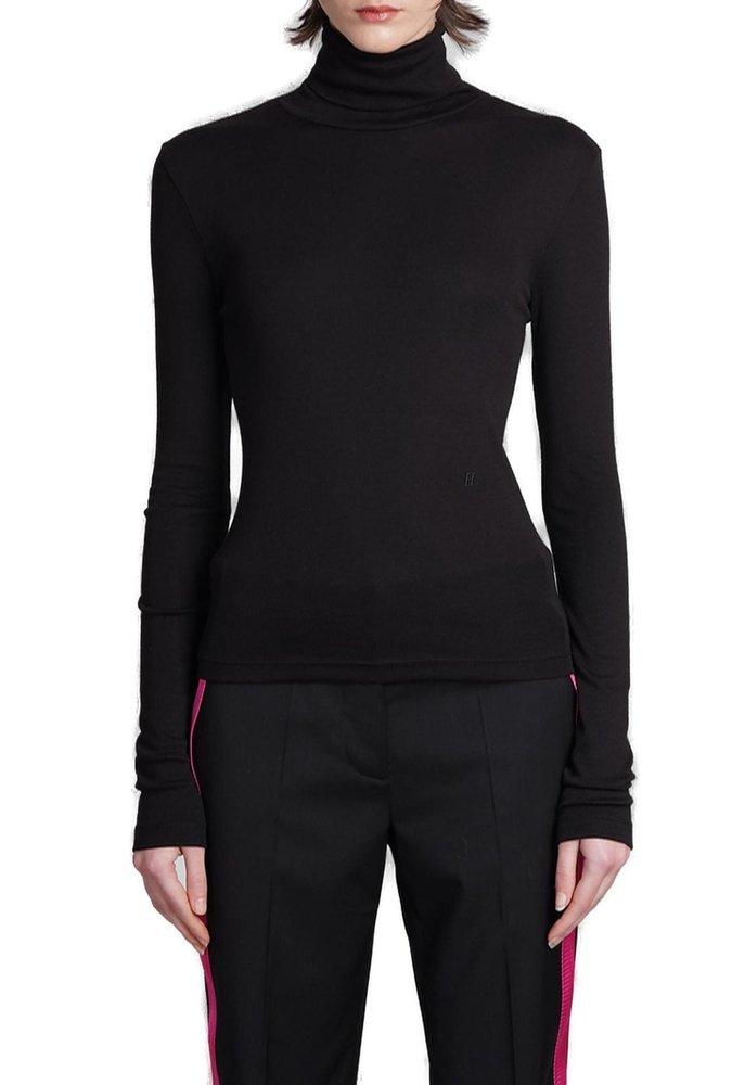 Helmut Lang Turtleneck Knitted Top