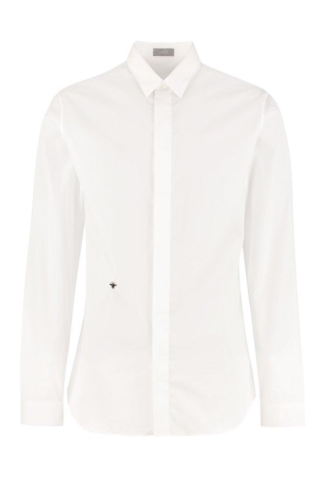 Dior Homme Bee Embroidered Long-Sleeved Shirt