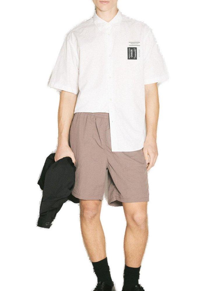 Undercover Crease Effect Elasticated Hem Shorts