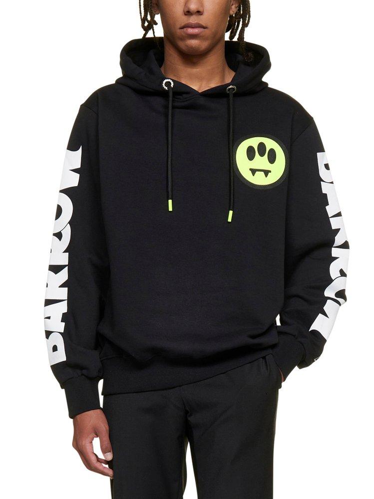 Barrow Logo Printed Drawstring Hoodie