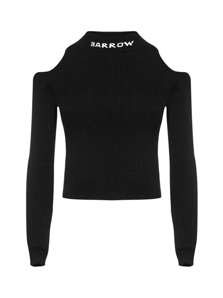 Barrow Cold-Shoulder Knitted Jumper