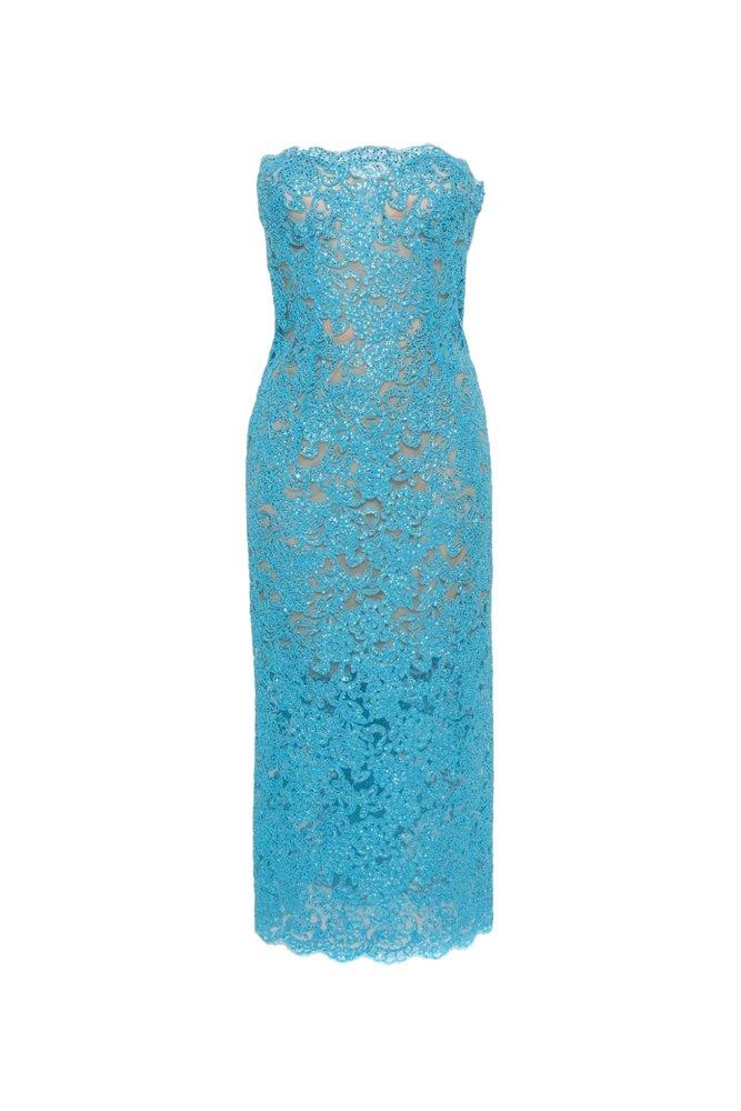 Ermanno Scervino Embellished Lace Dress