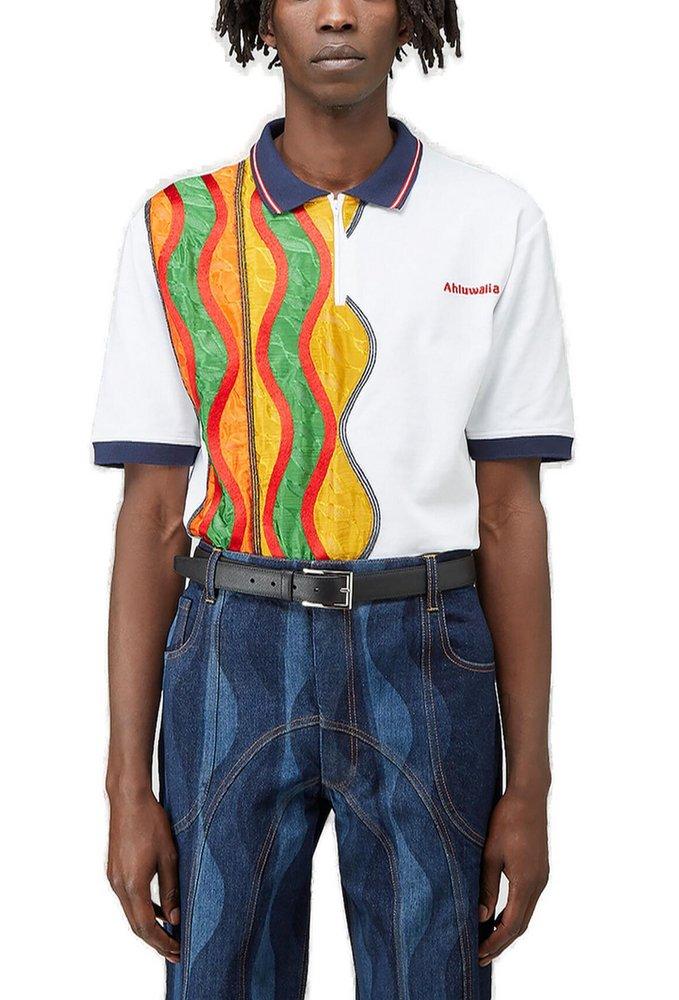 Ahluwalia Wave Graphic Printed Polo Shirt