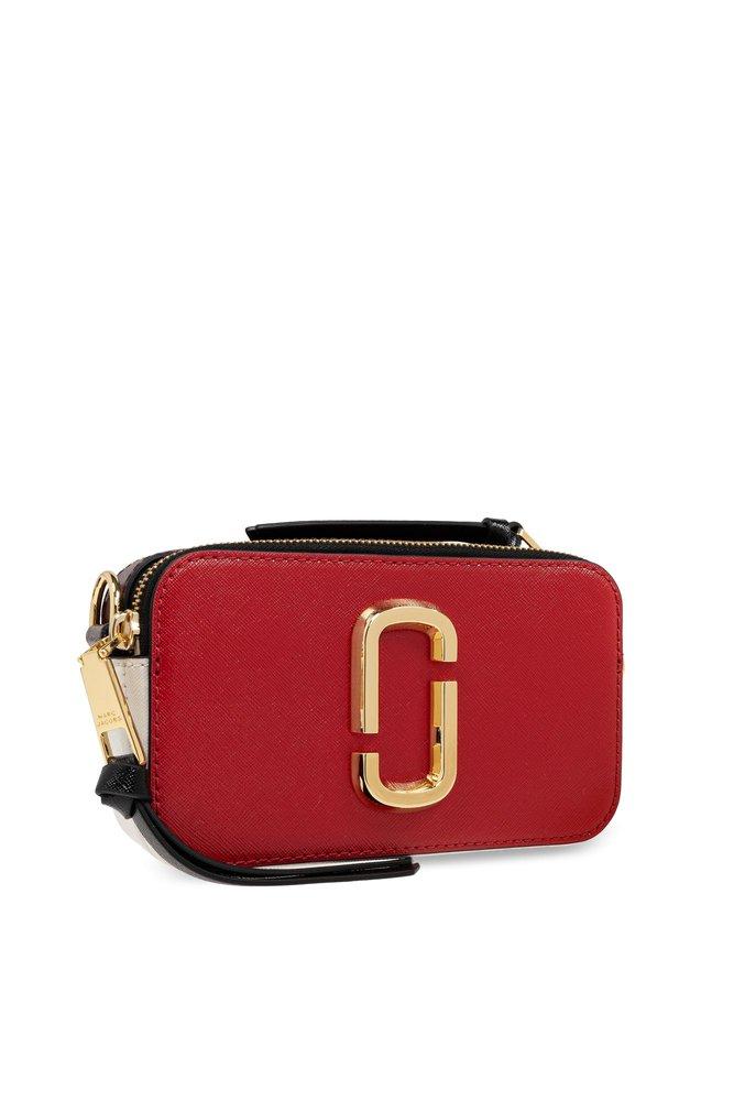 Marc Jacobs The Snapshot Logo Plaque Crossbody Bag