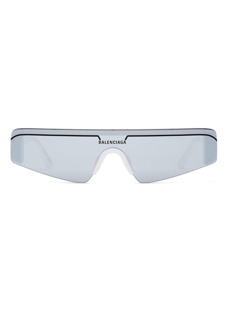 Balenciaga Eyewear Ski Rectangular-Frame Tinted Sunglasses