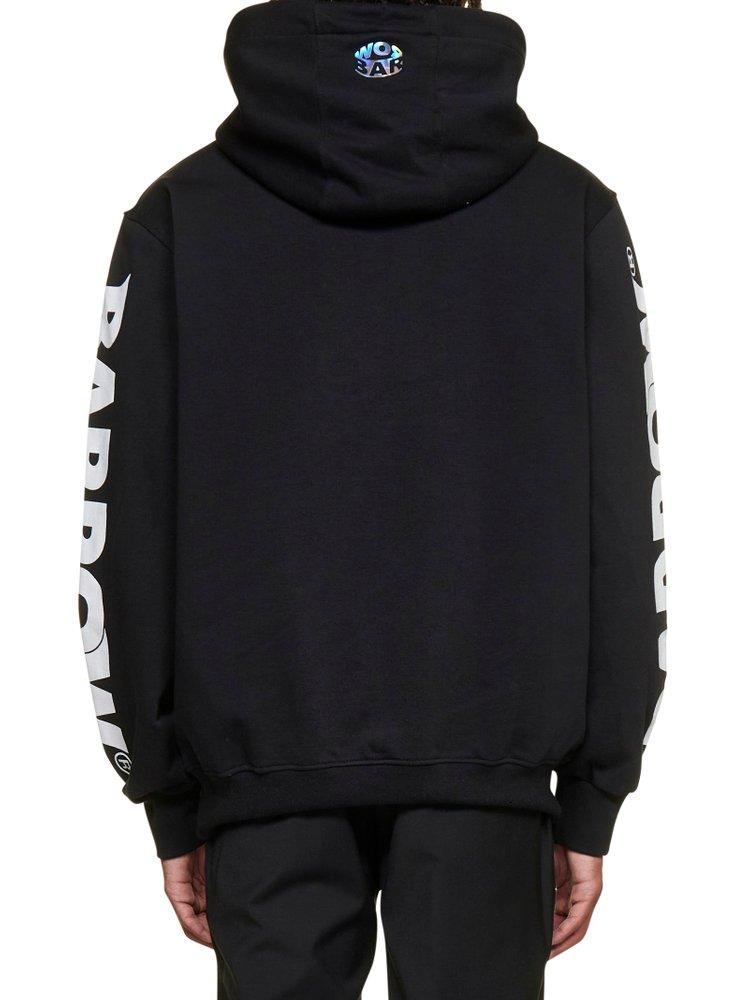 Barrow Logo Printed Drawstring Hoodie