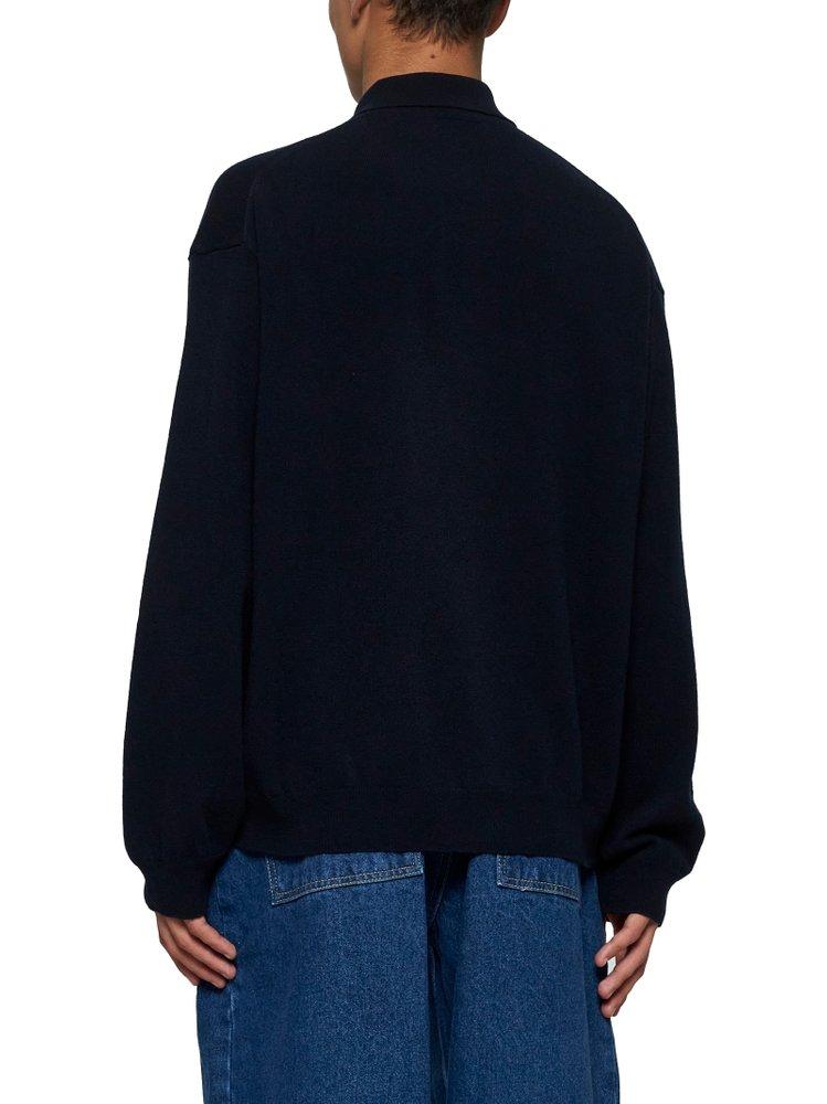 Studio Nicholson Noe Knitted Polo Jumper