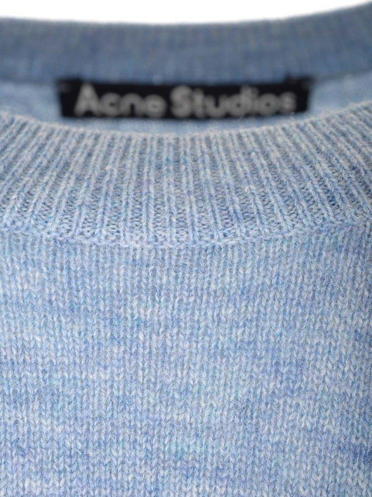 Acne Studios Face Logo Patch Crewneck Sweater