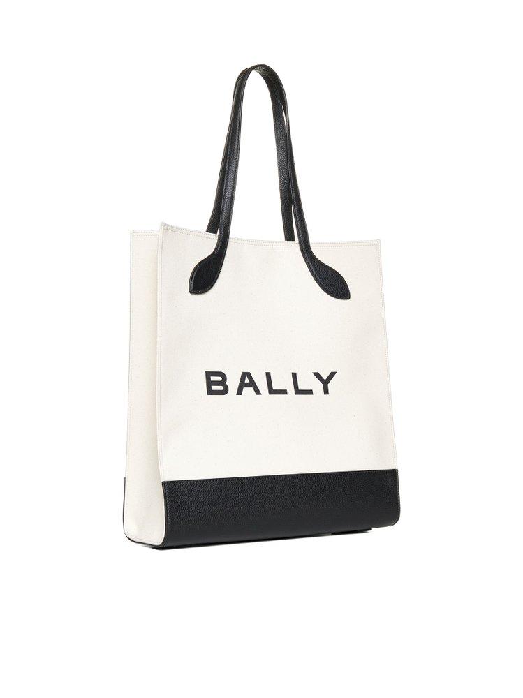 Bally Logo Printed Tote Bag