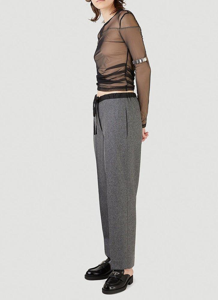 Helmut Lang Tulle Layered Top