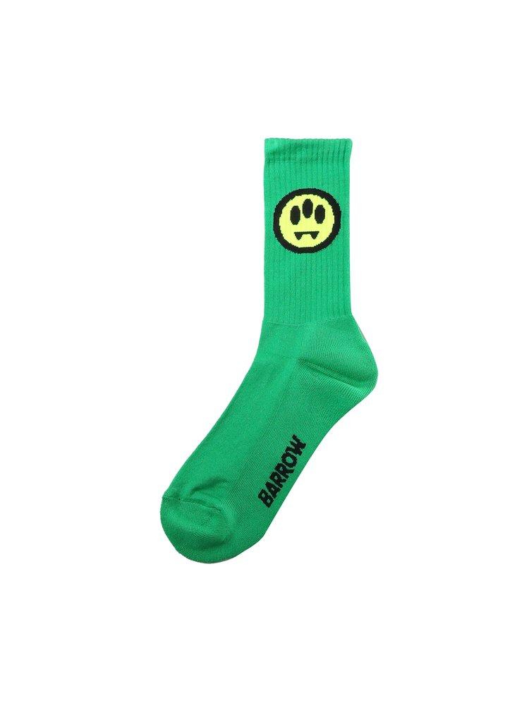 Barrow Logo-Intarsia Ribbed Socks