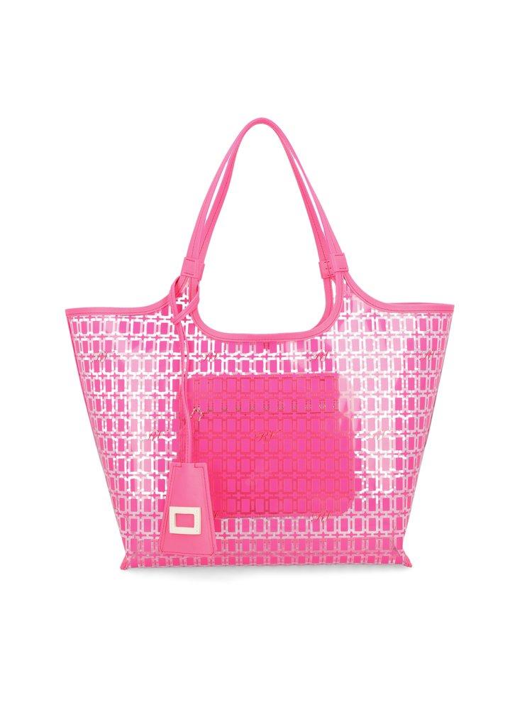 Roger Vivier Geometric-Printed Tote Bag