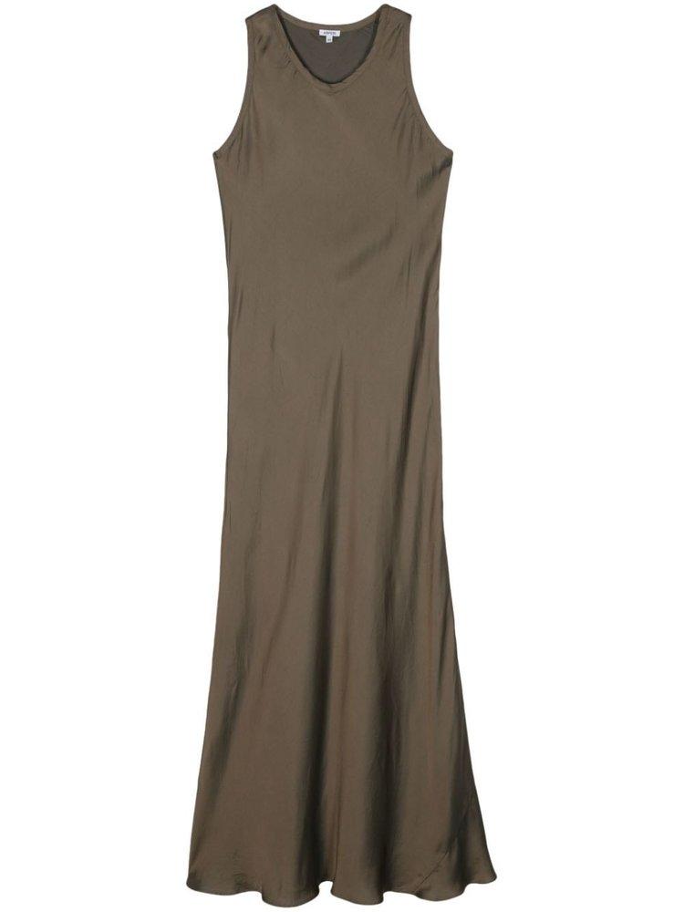 Aspesi Sleeveless Crewneck Maxi Dress