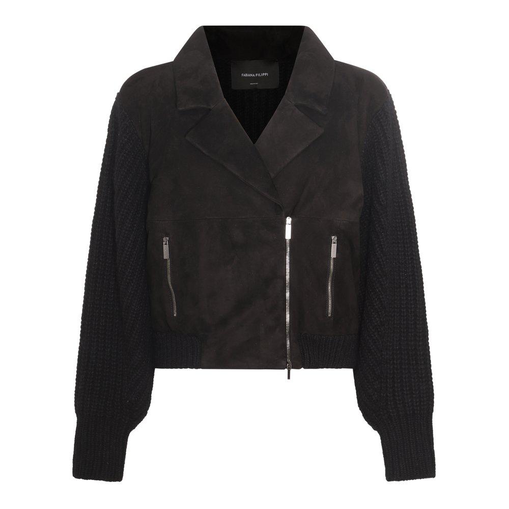 Fabiana Filippi Panelled Zipped Jacket