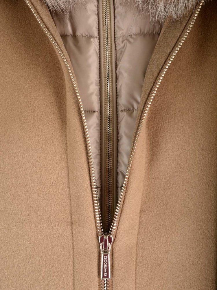 Moorer Pegaso-Cwr Zip-Up Hooded Coat