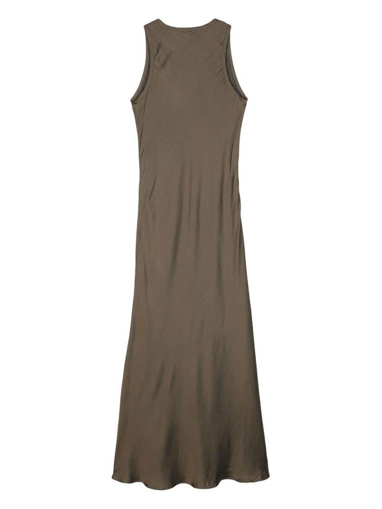 Aspesi Sleeveless Crewneck Maxi Dress