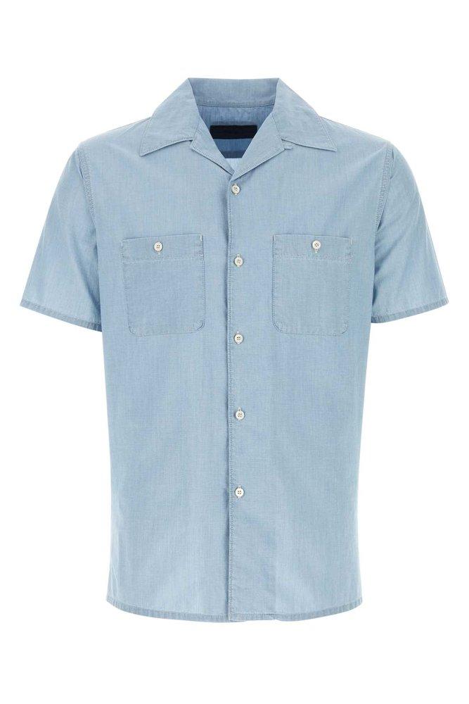 Prada Short-Sleeved Button-Up Shirt