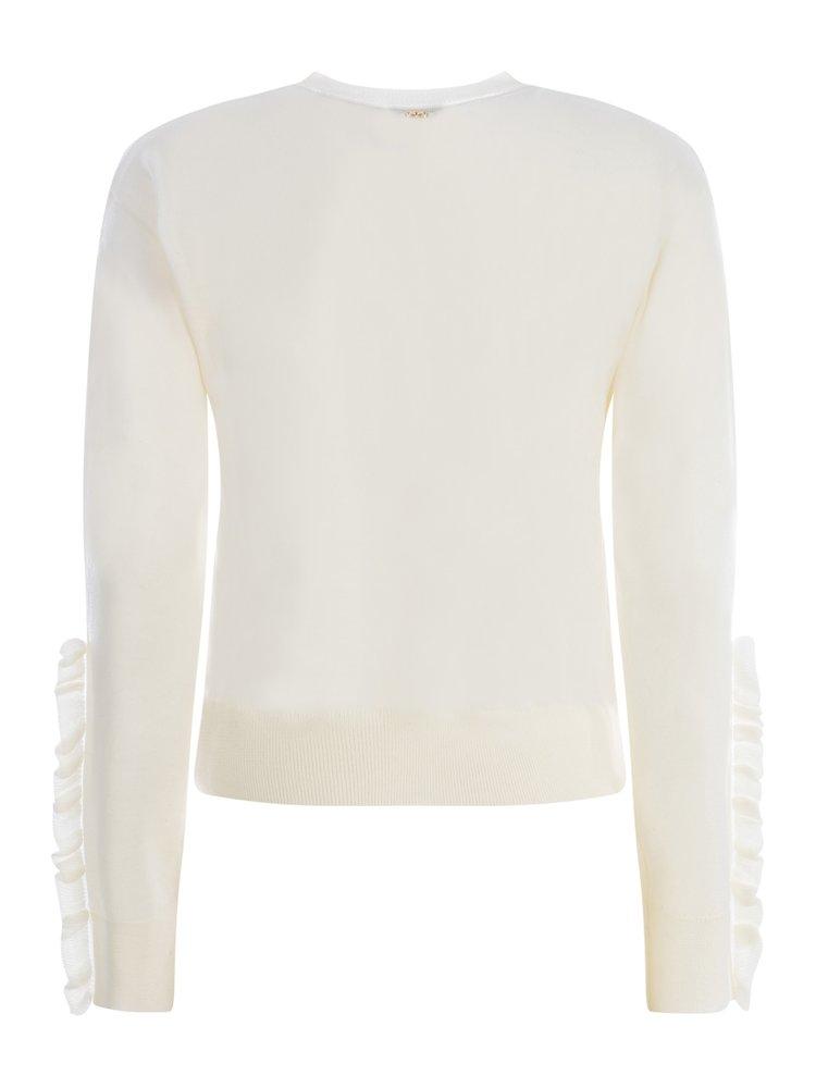 Pullover Pinko In Lana - Beige / L