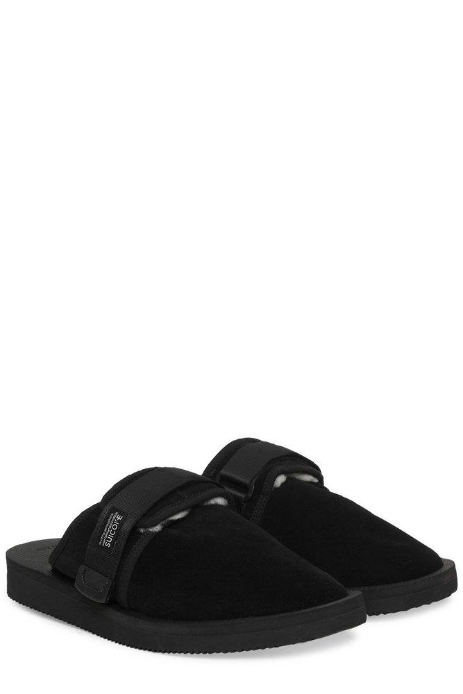 Suicoke Logo Patch Flat Slippers