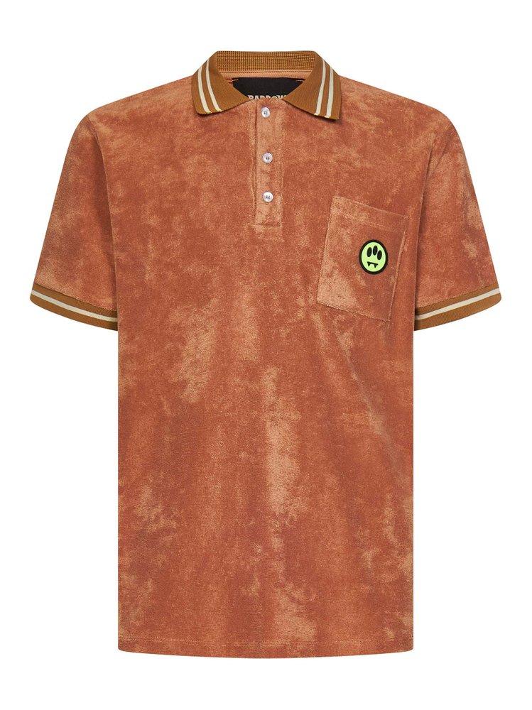 Barrow Logo-Printed Short Sleeved Polo Shirt