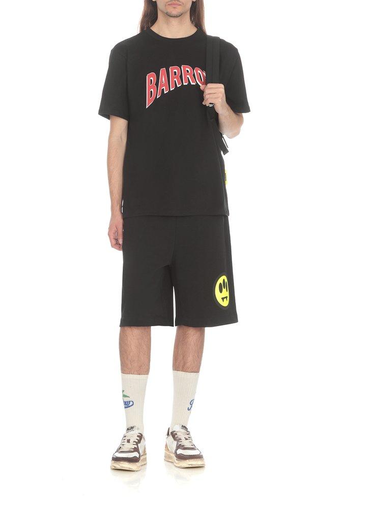 Barrow Logo Printed Bermuda Shorts