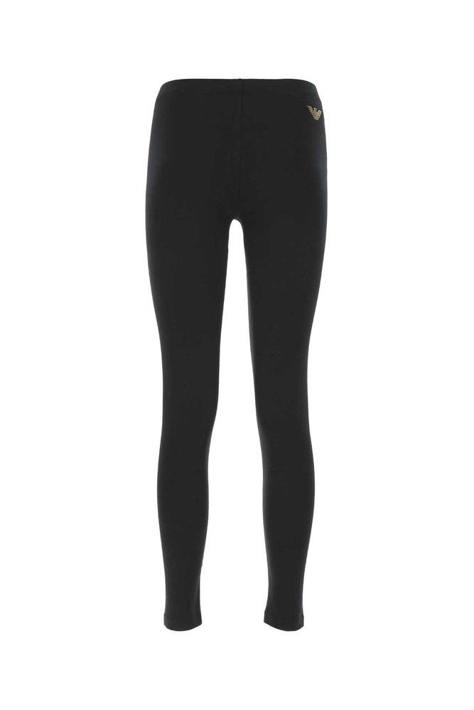 Ea7 Emporio Armani High-Waist Logo Embellished Leggings