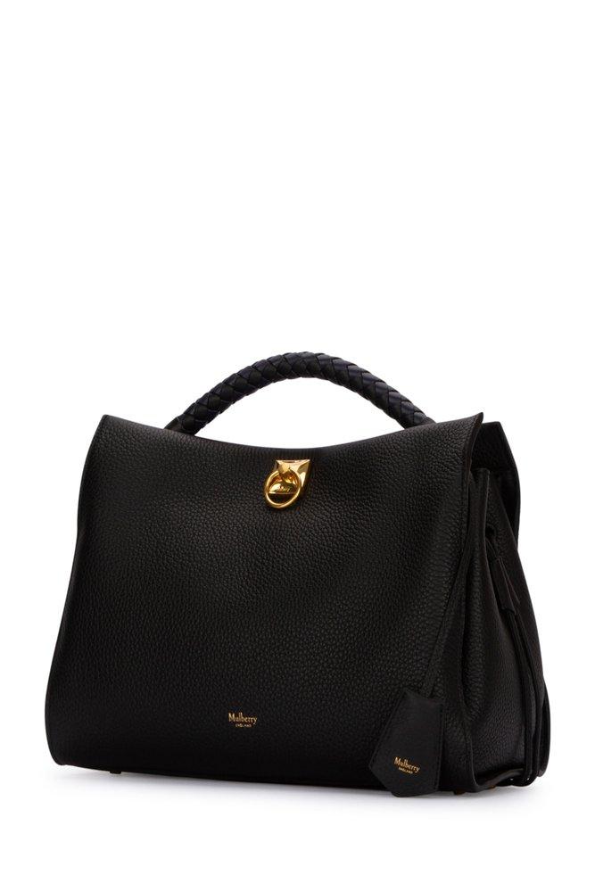 Mulberry Iris Logo Printed Tote Bag