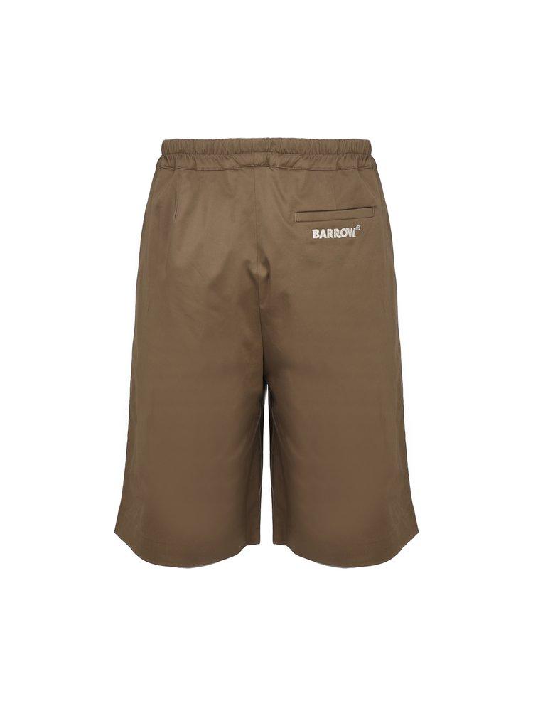 Barrow Logo-Patch Knee-Length Bermuda Shorts