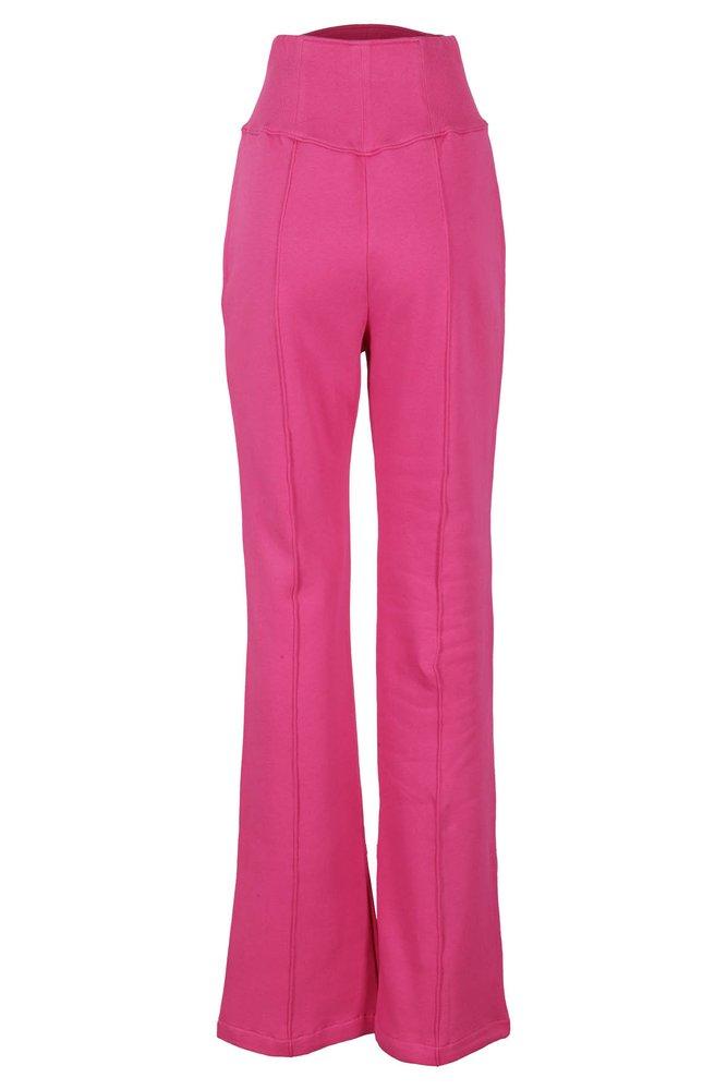 Chiara Ferragni Eye-Star Embroidered High-Waist Pants