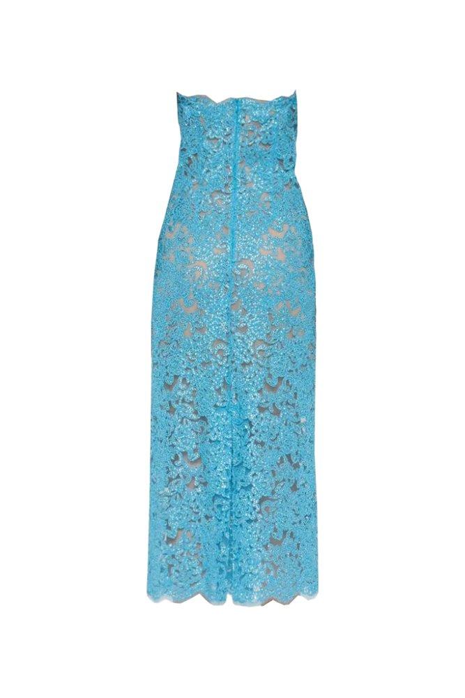 Ermanno Scervino Embellished Lace Dress