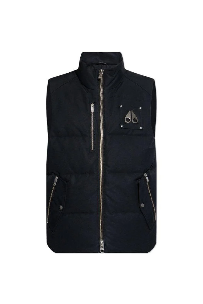 Moose Knuckles Westmount Logo Plaque Vest