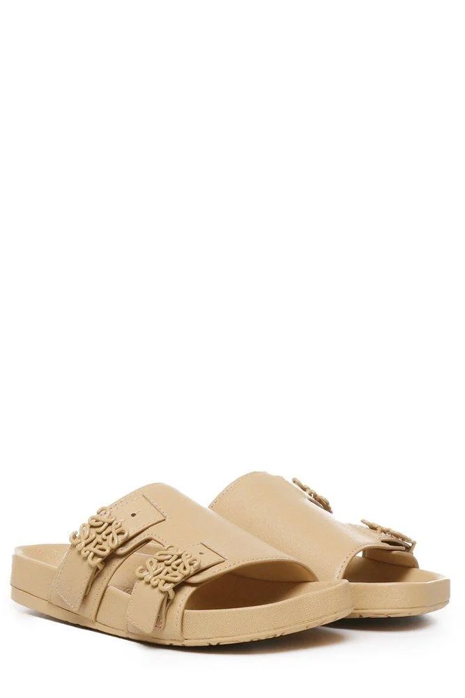 Loewe Logo-Plaque Slip-On Sandals