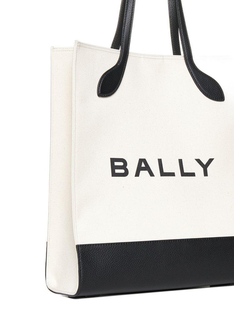 Bally Logo Printed Tote Bag