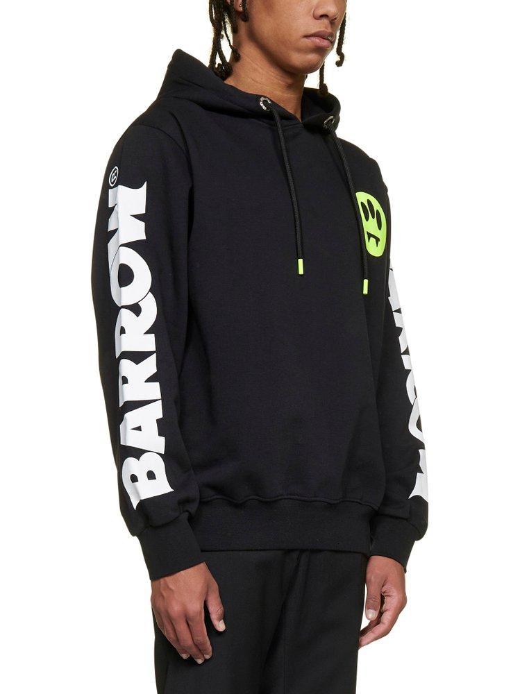 Barrow Logo Printed Drawstring Hoodie