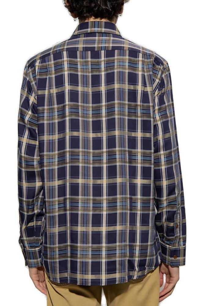 Vivienne Westwood Krall Checked Long-Sleeved Shirt